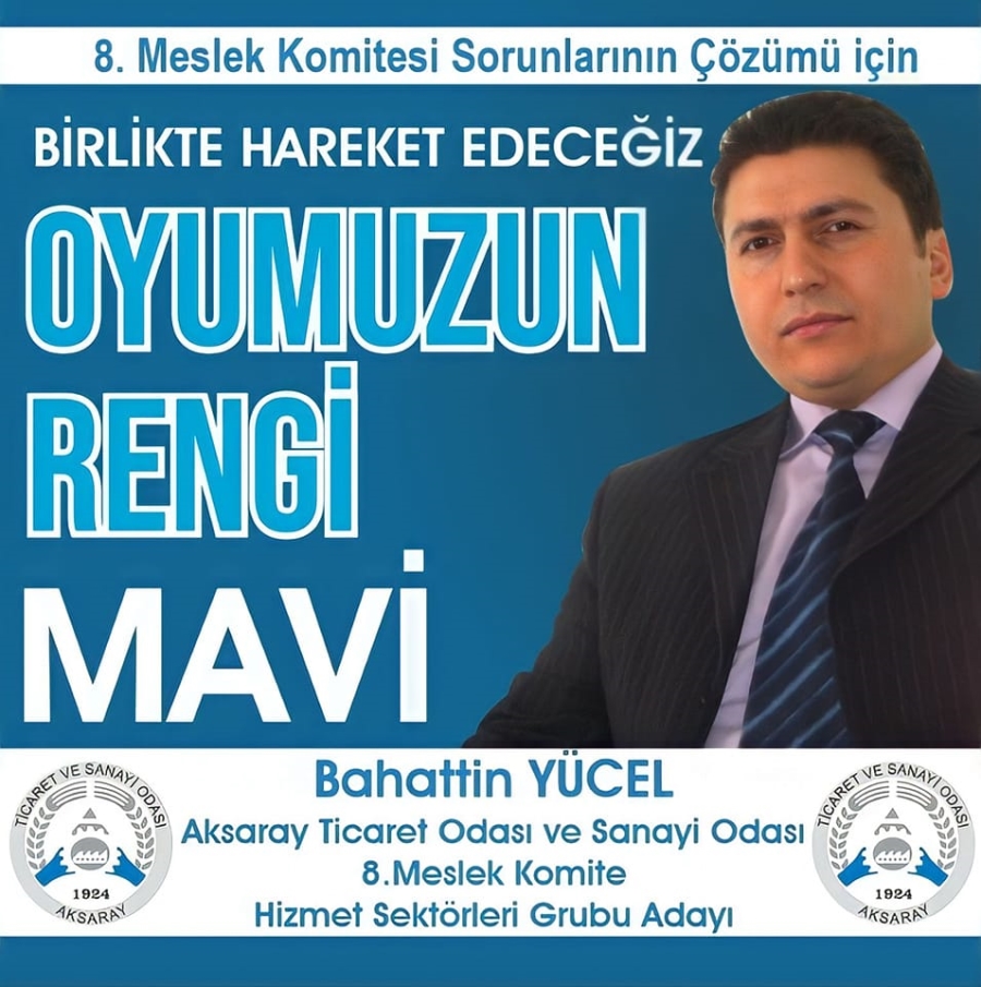 BAHATTİN YÜCEL: VAKİT TAMAM, ŞİMDİ DEĞİŞİM ZAMANI 